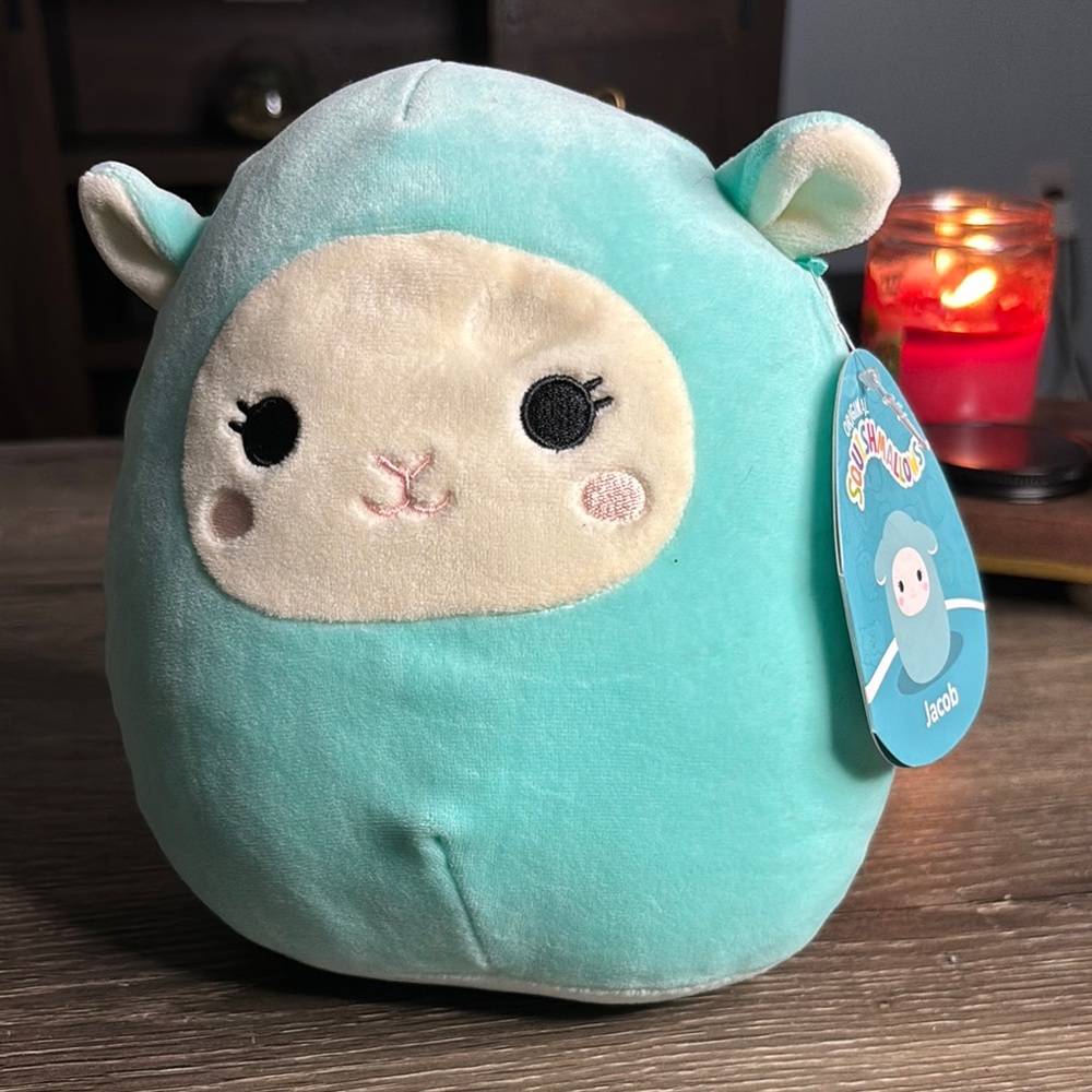 NWT Jacob the Lamb Squishmallow 7”